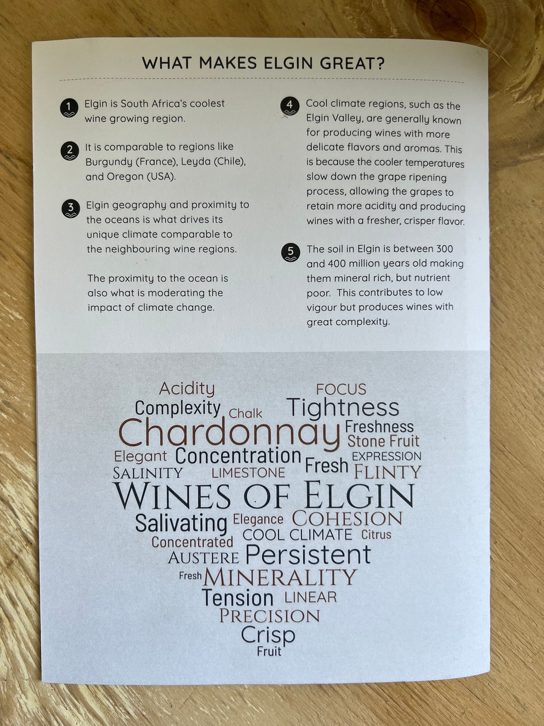 The Chardonnays of Elgin